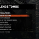 The listing of the game’s extra tombs following the Definitive Edition update.